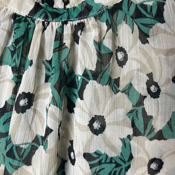 Who what wear floral sleeveless blouse 100% polyester size medium - Picture 2 of 4